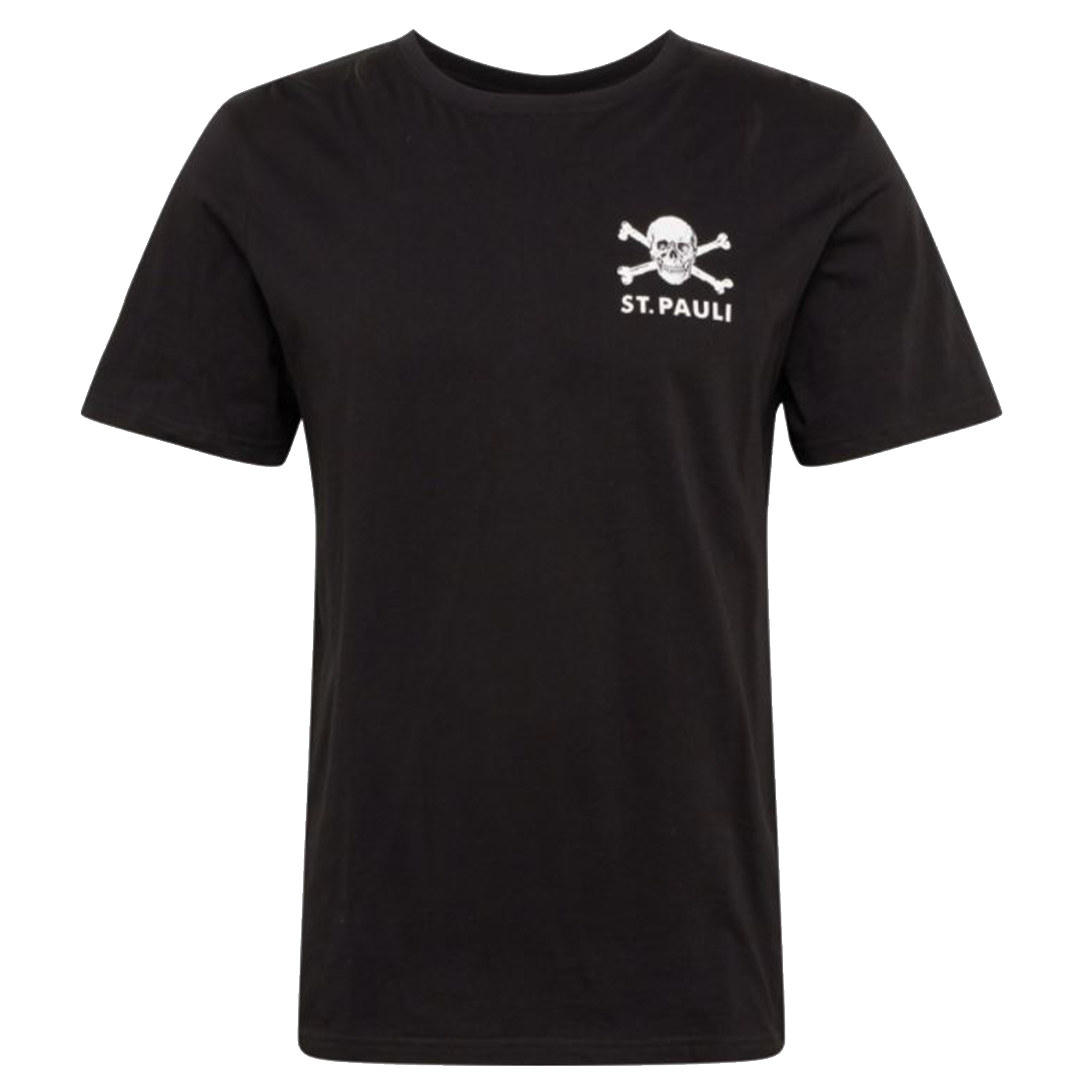 St. Pauli t-shirt  Totenkopf SP011801 zwart heren